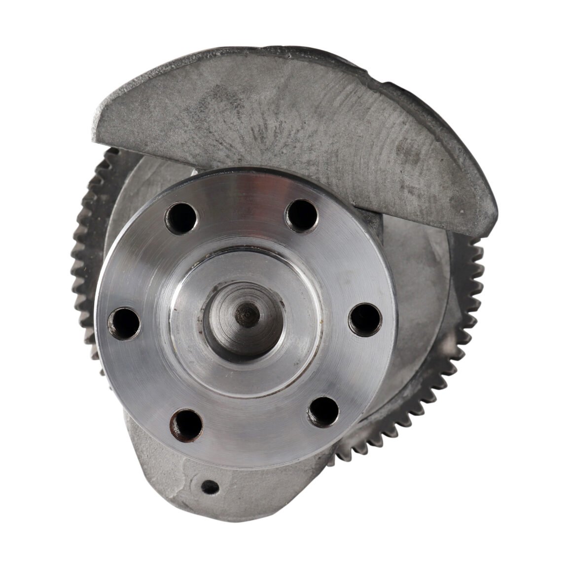 Engine Crankshaft on a white background